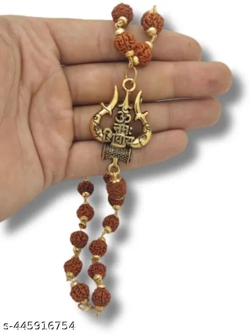 God Lord Shiva Mahadev Mahakaal Locket Pendant With Mala For Women's Model_Number_AQ0Z61