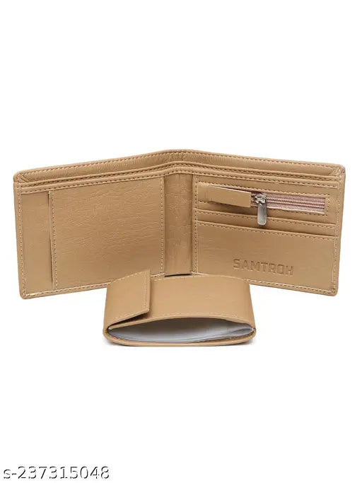 SAMTROH Men Casual, Evening/Party, Travel, Trendy Artificial Leather Wallet  (8 Card Slots)