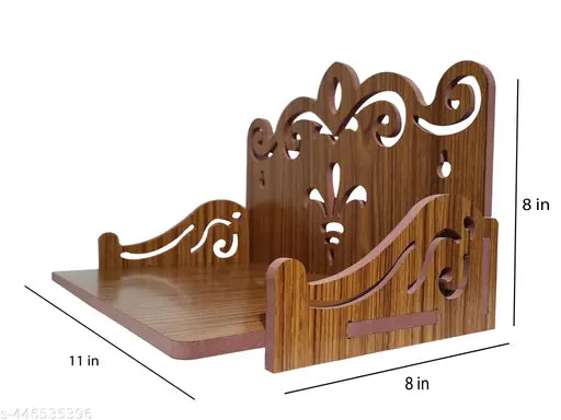 stastore Wooden Singhasan Temple.Wall Hanging and Table Top