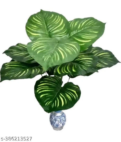 Sunever Artificial 12 Leafs Green Areca Plant Tree Looking Natural