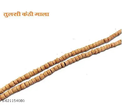 Tulsi Mala 108 Beads – Natural Wooden Necklace (Pack of 1)