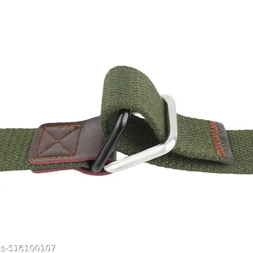 USL Canvas D Ring Belt for Men & Women