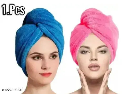 Cotton Bolls Super Soft Microfiber Hair Towel 1 Pcs
