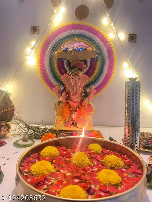 metal urli bowl Decorative Urli Bowl | Handcrafted Bowl for Floating Flowers and Tea Light Candles | Home, Office and Table Decor | Metal Urli Bowl For Decoration | Diwali & Many Other Occasion Decoration Items