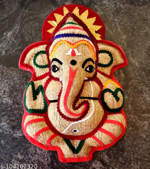 Natural Vetiver Root Lord Ganesh Wall Hanging/Pooja Room Hanging/Ganesh Handicraft form pure ramacham root