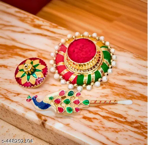 Sindur Dani with Colourful Meenakari Design, Sindur Dani,Sindur Box,Sindur Stick, Sindur Dani for Wedding, Sindur Dani with Stick,Kumkum Box, Homemad,WomanWadding Use Multicoller
