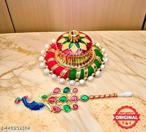 Sindur Dani with Colourful Meenakari Design, Sindur Dani,Sindur Box,Sindur Stick, Sindur Dani for Wedding, Sindur Dani with Stick,Kumkum Box, Homemad,WomanWadding Use Multicoller