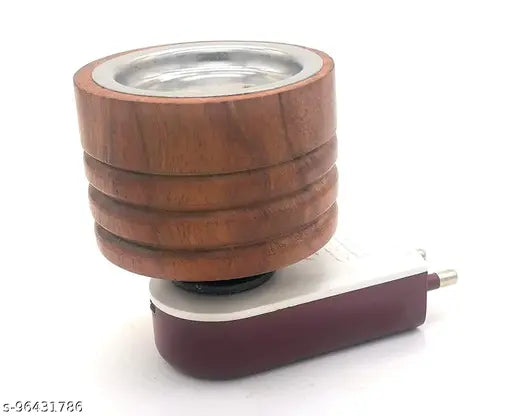 Electric Aroma Diffuser with Night lamp | Kapoor Dani Cum Premium Multi Functional Essential Oil Camphor Burner Dhup Burner Night Lamp for Fragrance
