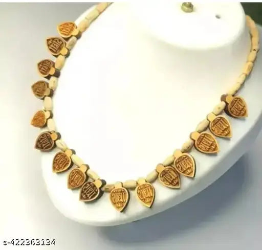 100% Original Tulsi shri Radha Necklace Chain-Tulsi Chain / Wood Chain / Necklace Wooden Mala/ Krishna Mala-Shri radhe Necklace Mala/ Spiritual Mala / Iskon-tulsi Chain