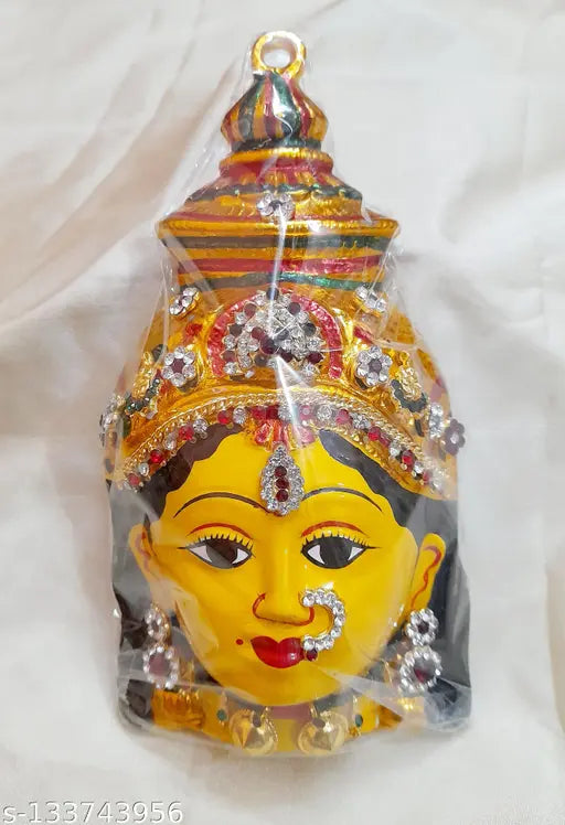 Vara Mahalakshmi Face (Mukwada)| Varalakshmi Amman Face|Fully decorated Vara Lakshmi Amma Face