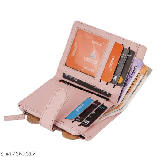 Small Women's Wallet -PU Leather Multi Wallets | Credit Card Holder | Coin Purse Zipper -Small Secure Card Case/Gift