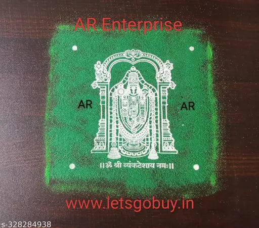 shri Om Vyankatesh  Rangoli Stencil/Sacha