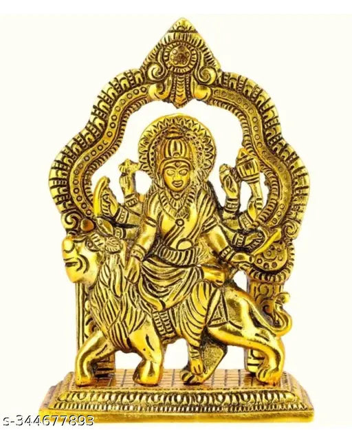 Metal Durga Idol Shri Ambe Maa Idol Shri Vaishno Devi Idol Sherawali MATA Idol Durga MATA Idol Durga MATA Puja Idol Office Desk Table Home Navratri