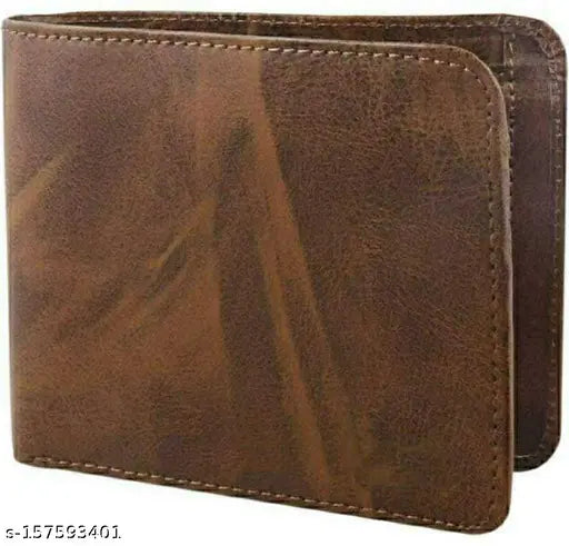 Sonrisa Men Trendy Brown Artificial Leather Wallet (5 Card Slots)