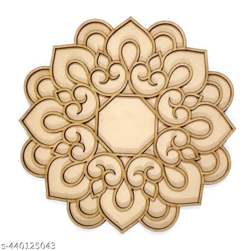 MDF 10 Inches Double Layer Mandala / Rangoli Base MMDFRBD32