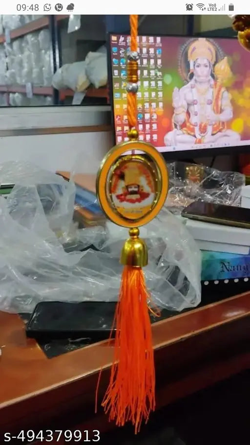 Premium Quality Khatu Shyam Ji Car Hanging Ornament|Car Hanging Set of 1