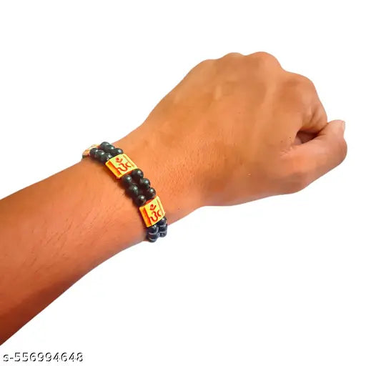Bracelat for Man and Woman with Om logo Spirituak Bracelet (Pack of 2)
