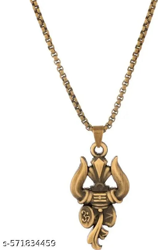 Nikal Tripund Pendant with Meen Rashi Bracelet | Pisces Zodiac Combo for Men & Boys
