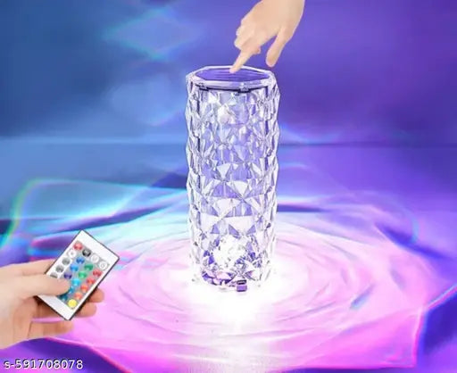 Multi-Shade LED Crystal Glow Light