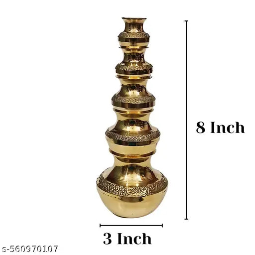 Brass Kuber Pot | kubera panai Brass