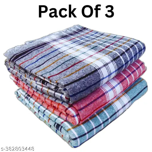 Bath Towel Set Gamcha Set of 03