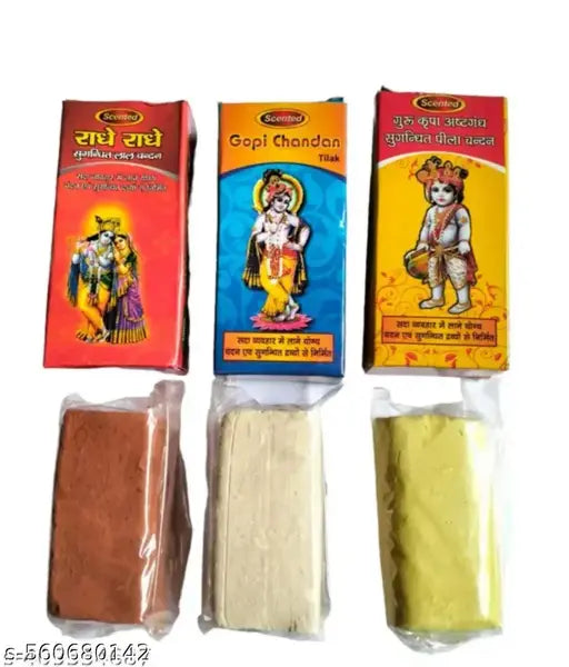 Combo 3 Mix Chandan Red Yellow White Stick Chandan Pack Of 3