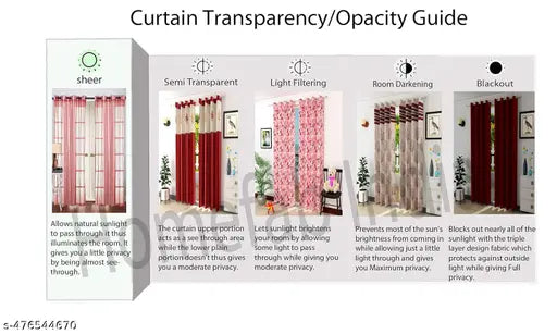 White Tissue Transparent Net  SheerCurtains Pack of 01 pc