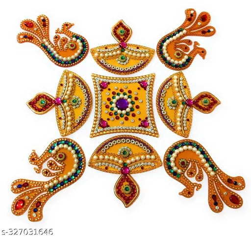 SS craft creations kundan rangoli