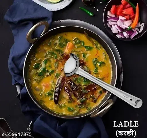 Heavy steel karchi palta skimmer 3pc  combo