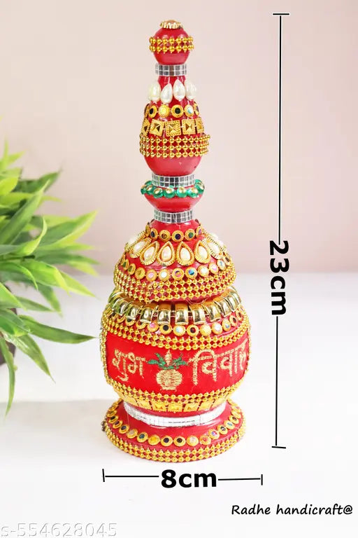 Fully Decorated Meenakari sindhora/Sindoor Dani