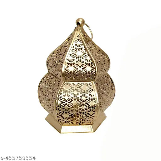 Decorative T-Light Hilder in Matka Shape - Set of 2