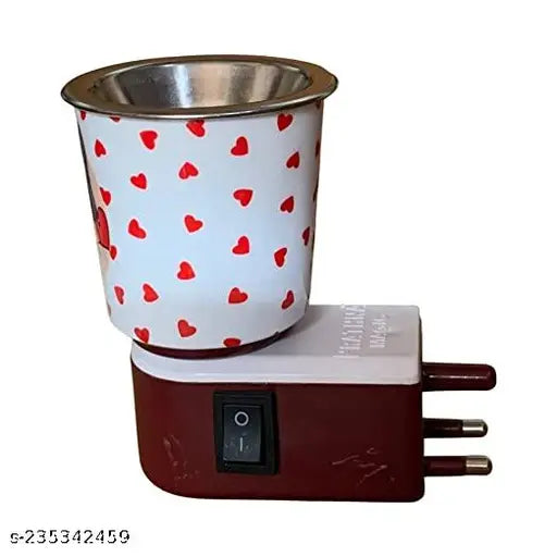 Kapoor Dani Night Lamp For Essential oil camphor burner ,   Electric Dhoop Dani,  Ceramic LED kapoordani 2 in 1 night lamp burner Kapoor dhani