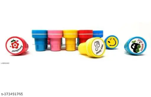 20 Piece Stamps for Kids Emoji and Motivation Reward Art Teachers Students Birthday Gift Craft Scrapbooking