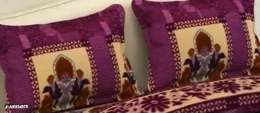 WOOLLEN DOUBLE BEDSHEET//WARM BEDSHEET FOR DOUBLE BED//BROWN WARM FLORAL BEDSHEET/ bedding set 1+2 with 2 pillow cover size 90*90