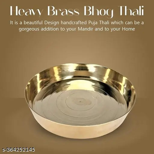 Sai Collection Janmastami Brass Bhog Thali for Laddu Gopal ji