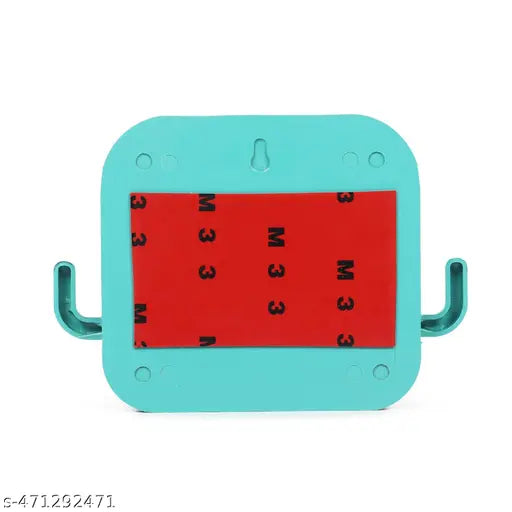 New 4 pcs wall mount stand for remote, mobile, ac  remote, key holder for office, home, kitchen use (Multicolor)