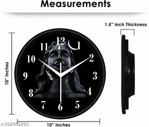 AAdi. Wall Clock Analog Clock  Home/office Decor Stylish