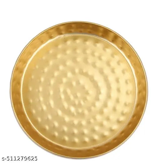 AYNCRAFT Urli Bowl for Floating Flowers and Tea-Light Candles Home, Office and Table Decor (Hammered Urli Bowl 10 Inch Golden