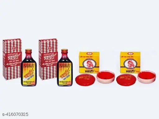 KHUKUMONI HERBAL ALTA 100ml 2pcs & SPECIAL RED SINDOOR 2pcs.