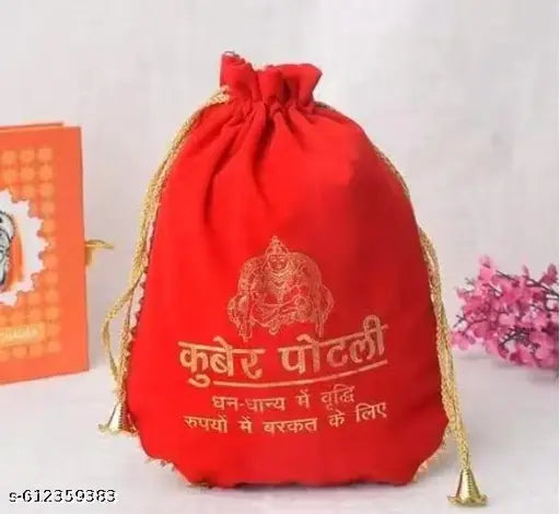 (Pack Of 1) Kuber Potli for Home, Shop, Business, Factory, Growth, Business Growth, Prosperity and Financial Success (House & Business)