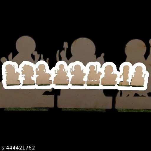 NAU DEVI STATUE Navdurga Statues Idols, Nine Devi Murtis set of Powerful Incarnations of Goddess Maa Durga ( navratri special) Navdurga MDF