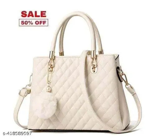 womens pu leather fancy handbag