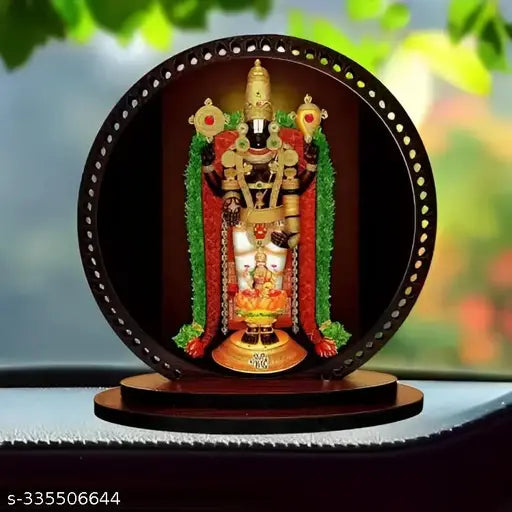 Giftlab  Lord Venkateswara Dashboard idol for Car and Home Decorative Showpiece