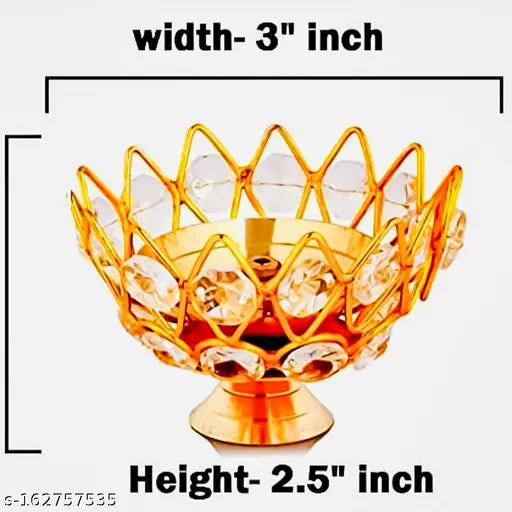 Graceful Crystal Diya navratri Special