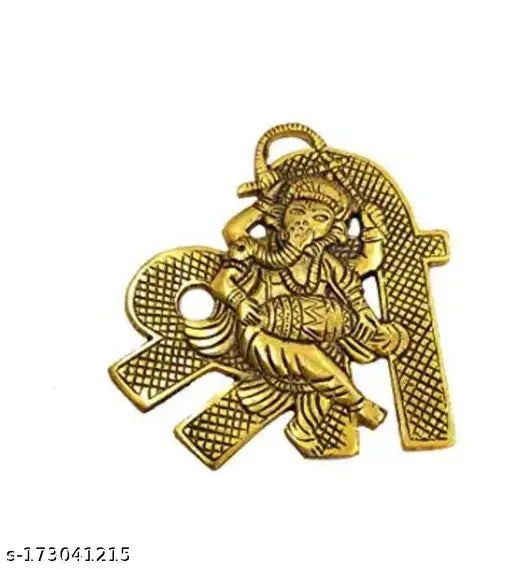 Shri Ganesh ji dancing wall hanging showpiece metal idol