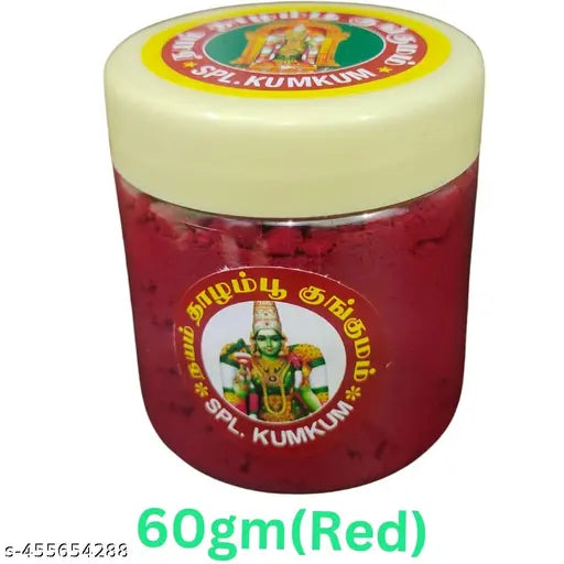 Madurai Sri Meenakshi  Thazhampoo Turmeric Spl Kumkum - 60 gms (Red)