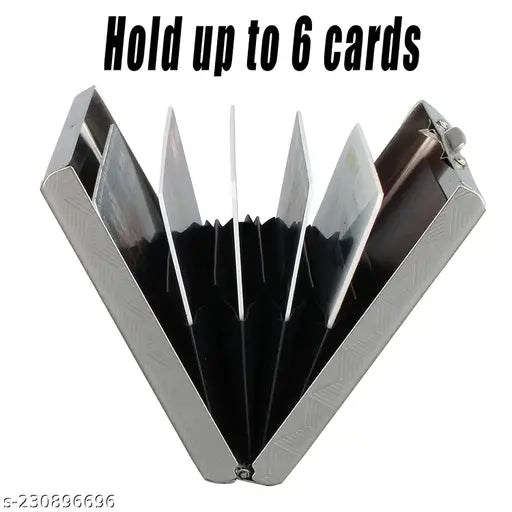 Stealodeal Stainless Steel Unisex wallet (silver)