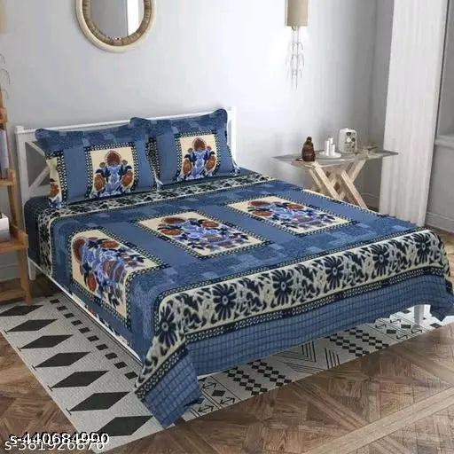 WOOLLEN DOUBLE BEDSHEET//WARM BEDSHEET FOR DOUBLE BED//BROWN WARM FLORAL BEDSHEET/ bedding set 1+2 with 2 pillow cover size 90*90