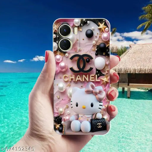 Vivo Y16 Printed Mobile Cover Soft TPU Desginer Mobile Cases & Covers By Kovers Kart