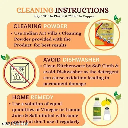 Pure Copper Pancha Patra with Udharini / Spoon / Pali Set  ( Height: 5 cm, Size-1 )